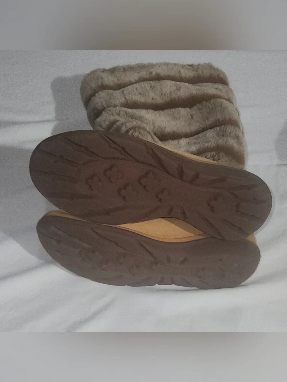 Timberland Kickadilla Women’s Faux Fur Tall Winter Boots in Wheat Size 8.5